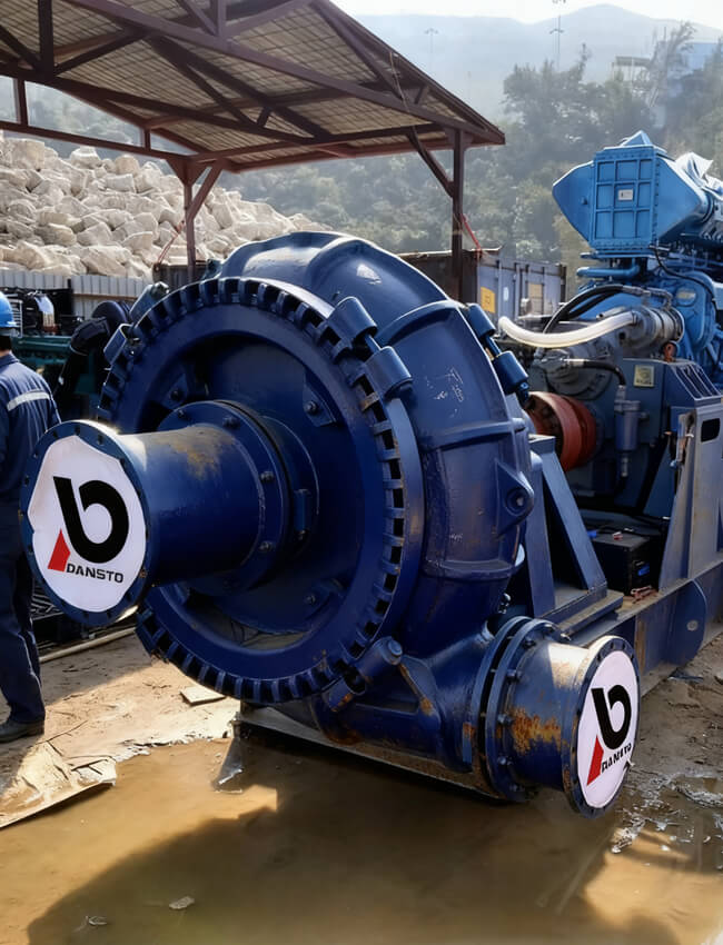 Установка гравийного насоса для проекта прибрежной намывки